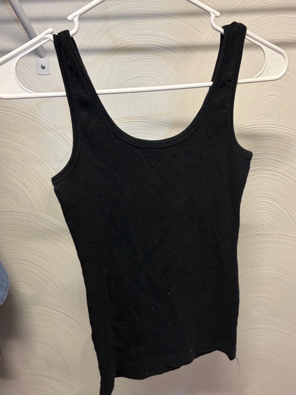 bebe Black Rhinestone Logo Tank - Picture 2 of 3